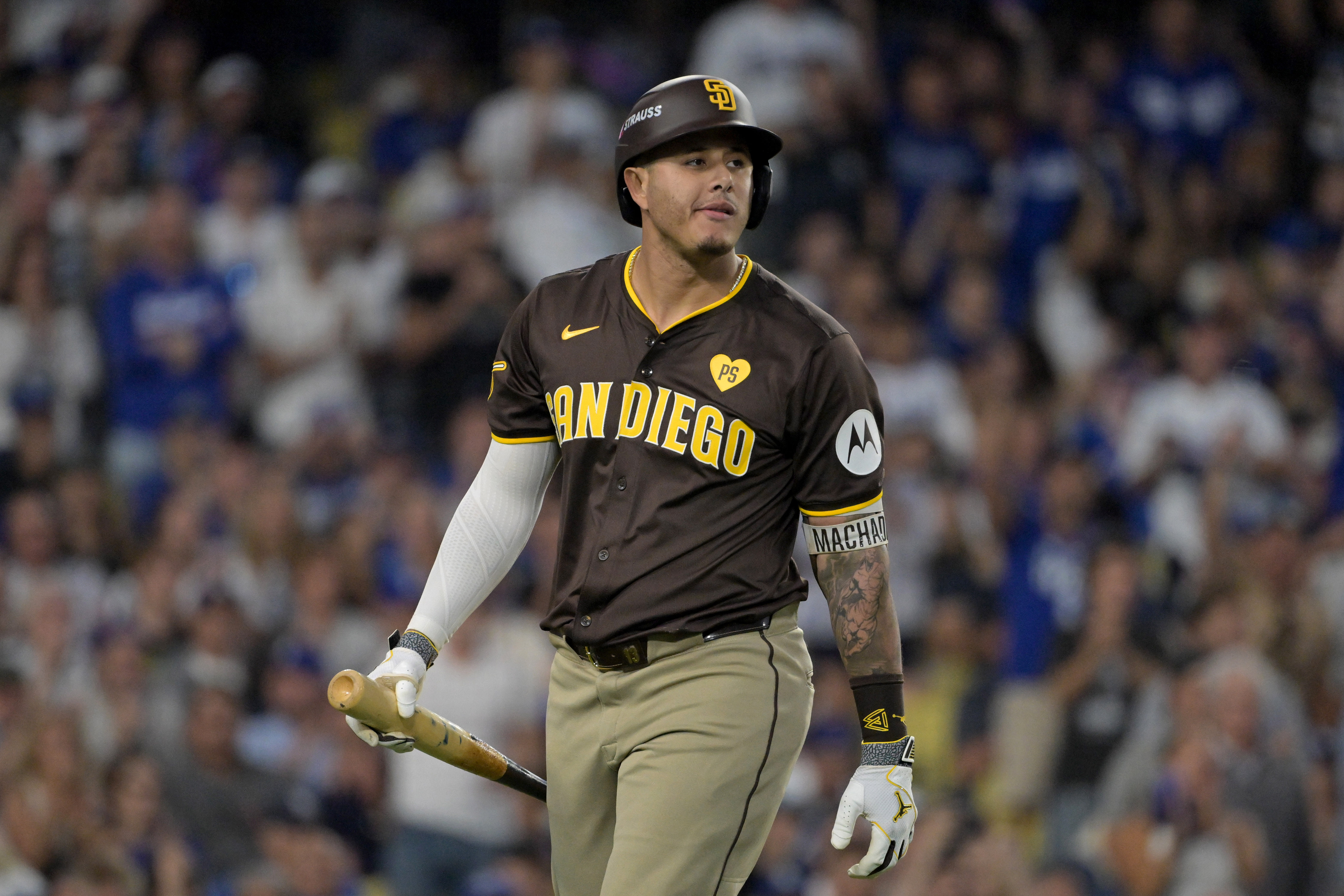 Manny Machado is nearing the 350 home run mark for his career (Image Source: Imagn)